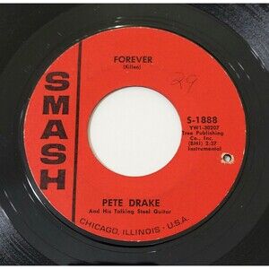 Pete Drake Forever / Midnight In Amarilla 45 RPM Smash VG Country '64
